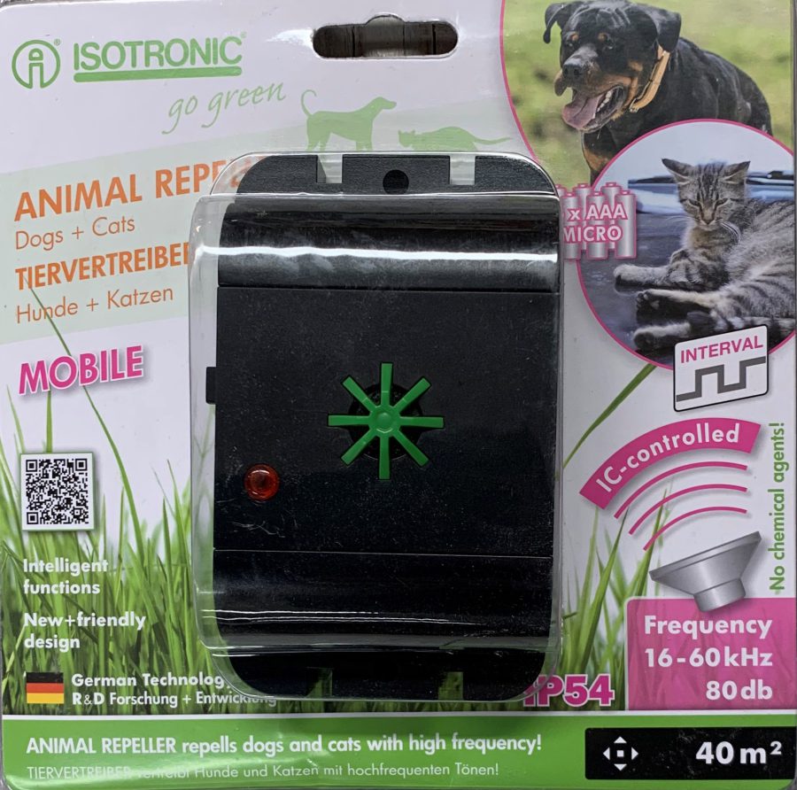Elektronische verjager honden en katten free mobile.-7895